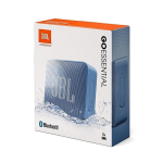 Zeer compacte speaker waterdicht IPX7 JBL Go Essential kleur blauw