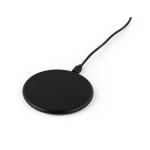 Ronde ultradunne promotionele draadloze opladers Slim kleur zwart derde weergave