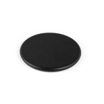 Ronde ultradunne promotionele draadloze opladers Slim kleur zwart