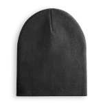 Elastische unisex beanie bedrukken met logo RPET Sweden kleur zwart eerste weergave