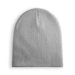 Elastische unisex beanie bedrukken met logo RPET Sweden kleur lichtgrijs eerste weergave