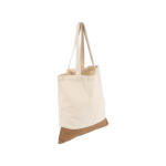 Katoenen tassen met kurkbodem en lange handvatten 160 g/m2 Corizza kleur beige vijfde weergave