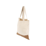 Katoenen tassen met kurkbodem en lange handvatten 160 g/m2 Corizza kleur beige zevende weergave