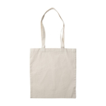 Goedkope katoenen tassen met lange handvatten 180 g/m2 Eco Superb kleur beige tweede weergave