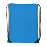 Polyester rugzakje met versterkte hoeken met logo Midtown 210D kleur koningsblauw eerste weergave
