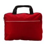 Aktetas gemaakt van 600D polyester met kort handvat News kleur rood tweede weergave