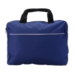 Aktetas gemaakt van 600D polyester met kort handvat News kleur marineblauw eerste weergave