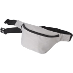 Polyester heuptas bedrukken met verborgen achterzak Hidden Pocket kleur lichtgrijs derde weergave