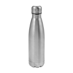 Vacuüm geïsoleerde stalen fles met metalen dop 500ml Satin kleur zilver tweede weergave