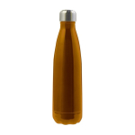 Roestvrijstalen fles met schroefdop zilver 650ml kleur oranje eerste weergave