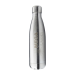 Roestvrijstalen fles met schroefdop zilver 650ml kleur zilver vierde weergave
