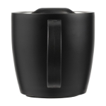 Thermosbeker bedrukken met handvat en antislipbasis 350ml Antislip kleur zwart eerste weergave