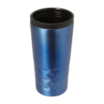 Thermosbeker met geometrische vorm 300ml Trilliant Colors kleur blauw vierde weergave