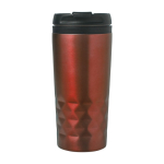 Thermosbeker met geometrische vorm 300ml Trilliant Colors kleur rood vierde weergave