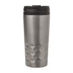 Thermosbeker met geometrische vorm 300ml Trilliant Colors kleur zilver eerste weergave