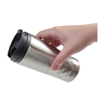 Thermosbeker met geometrische vorm 300ml Trilliant Colors kleur zilver vijfde weergave