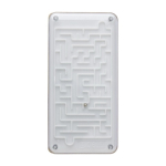 Bureaurekenmachine met zonnepaneel en spel aan de achterkant derde weergave