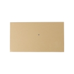 Set met notitieblok, sticky notes, pen en wekelijkse planner kleur bruin vijfde weergave