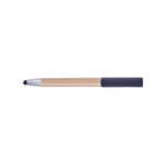 Bamboe eco touch pen met mobiele telefoonhouder Versatile kleur zwart eerste weergave