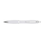 Goedkope plastic pennen met antislipafwerking bedrukken Colors kleur wit eerste weergave