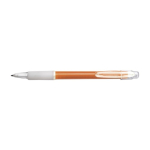 Reclame pen met antislip rubber en blauwe inkt Fantasy kleur oranje eerste weergave