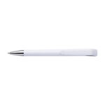 Reclamepennen van ABS met blauwe inkt White Swan-clip kleur zwart tweede weergave