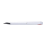 Reclamepennen van ABS met blauwe inkt White Swan-clip kleur rood tweede weergave