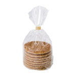 8 Hollandse stroopwafels in blik met logo kleur meerkleurig vierde weergave