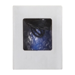 Multifunctionele ronde metalen speaker voor bedrijven Soul Metal kleur blauw vierde weergave