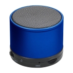 Multifunctionele ronde metalen speaker voor bedrijven Soul Metal kleur blauw zevende weergave