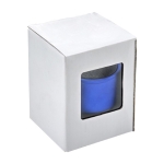 Multifunctionele ronde metalen speaker voor bedrijven Soul Metal kleur blauw achtste weergave
