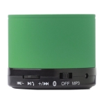 Multifunctionele ronde metalen speaker voor bedrijven Soul Metal kleur groen eerste weergave