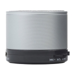 Multifunctionele ronde metalen speaker voor bedrijven Soul Metal kleur zilver derde weergave