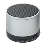 Multifunctionele ronde metalen speaker voor bedrijven Soul Metal kleur zilver vijfde weergave