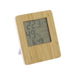 Voordelige weerstation met 3 functies Hall kleur hout vierde weergave