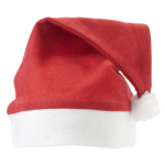 Kerstmutssen bedrukken in klassieke stijl Santa kleur rood eerste weergave