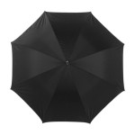 Moderne bedrukte paraplu met zilveren binnenkant Ø102 Monsoon Plus kleur zwart tweede weergave