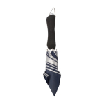 Moderne bedrukte paraplu met zilveren binnenkant Ø102 Monsoon Plus kleur blauw tweede weergave