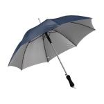 Moderne bedrukte paraplu met zilveren binnenkant Ø102 Monsoon Plus kleur blauw derde weergave