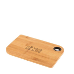 Bedrukte keukenplanken met twee ronde randen Hold kleur hout met jouw bedrukking