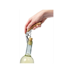 Wijnset met logo in een bedrukte bamboedoos Semillon kleur hout