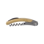 Flesopener met logo met drie functies Bamboo Multifunction kleur hout derde weergave