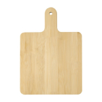 Vierkante kaas snij- en serveerplank met mes Gouda kleur hout eerste weergave