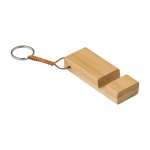 Bamboe sleutelhanger met mobiele telefoonhouder Bamboo Go tweede weergave