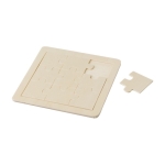 Gepersonaliseerde houten puzzel met logo Foto kleur hout eerste weergave