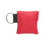 CRP-reanimatiemasker in sleutelhanger hoesje kleur rood eerste weergave