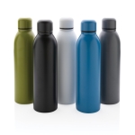 Thermosflessen van gerecycled staal 500ml Nomad Recycled kleur blauw algemene weergave
