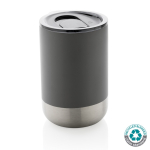 Gerecyclede thermosbeker met non-drip deksel 360ml Inspire Recycled kleur donkergrijs vijfde weergave