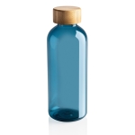 Gerecyclede plastic fles met bamboe dop 660ml Evolution Recycled kleur blauw vijfde weergave