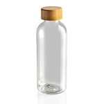 Gerecyclede plastic fles met bamboe dop 660ml Evolution Recycled kleur doorzichtig vijfde weergave
